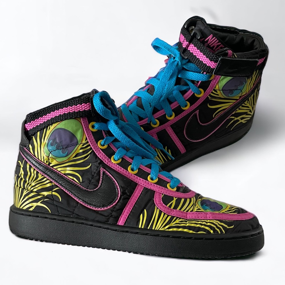 Claw Money x Nike Vandal Peacock Feather Sneakers
